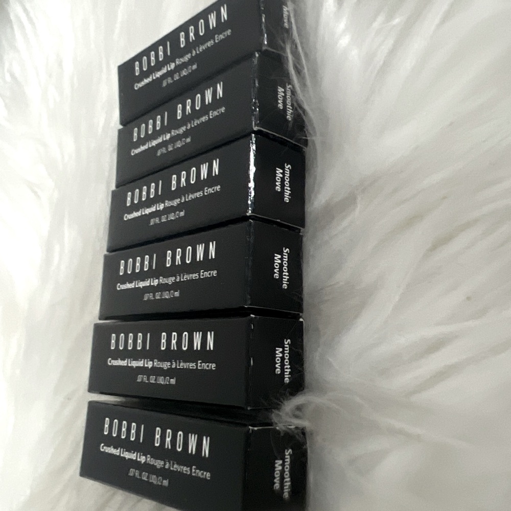 6x Bobbi Brown Crushed Liquid Lip - Smoothie Move - Picture 3 of 4